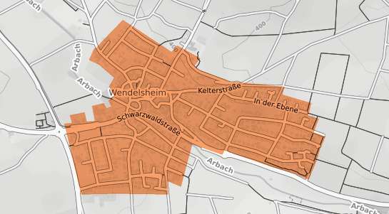 Mietspiegelkarte Rottenburg am Neckar Wendelsheim